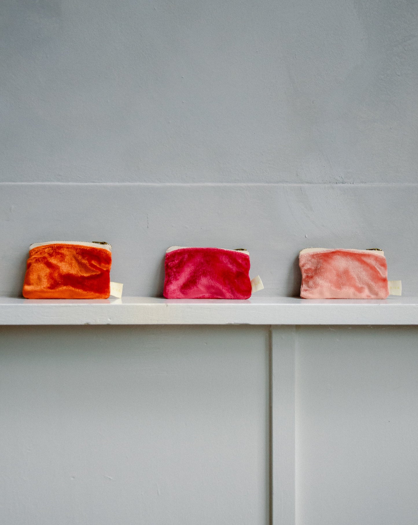 FREEDOM - Lined Velvet Zipper Pouch