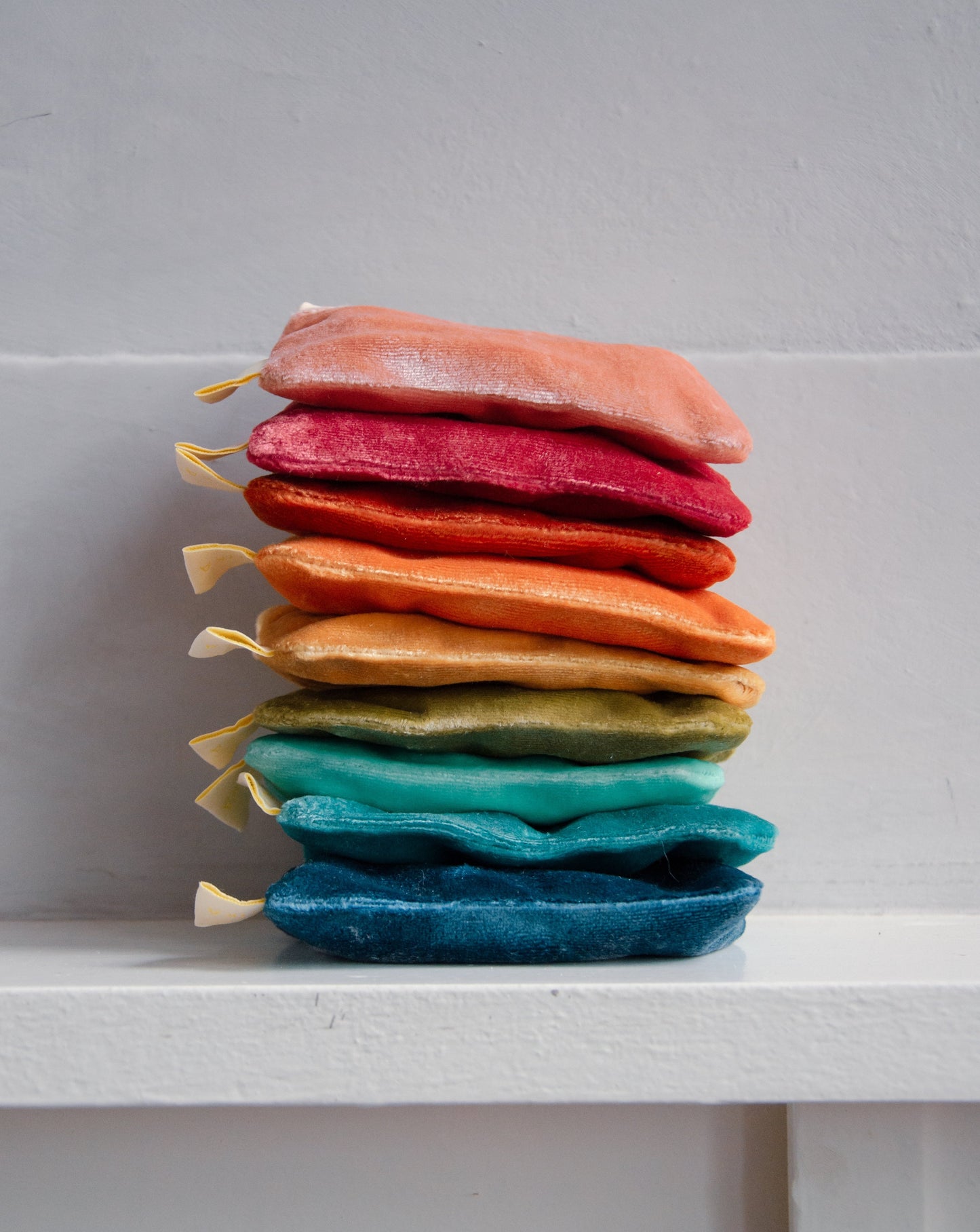 NATURE - Lined Velvet Zipper Pouch