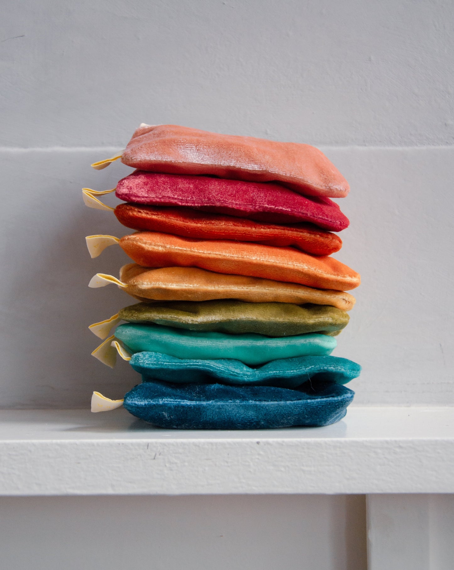 SHINE - Lined Velvet Zipper Pouch