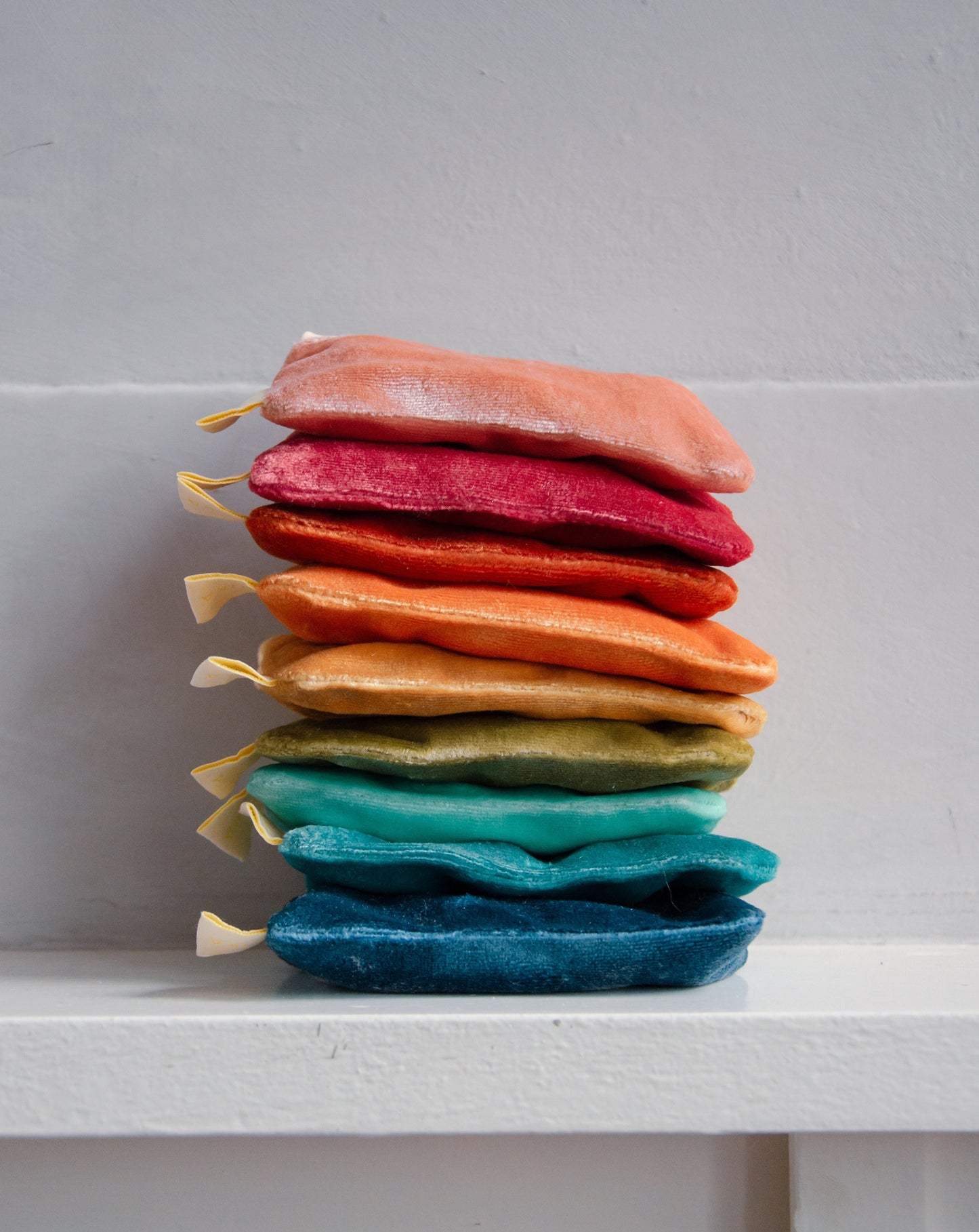 SPARK - Lined Velvet Zipper Pouch